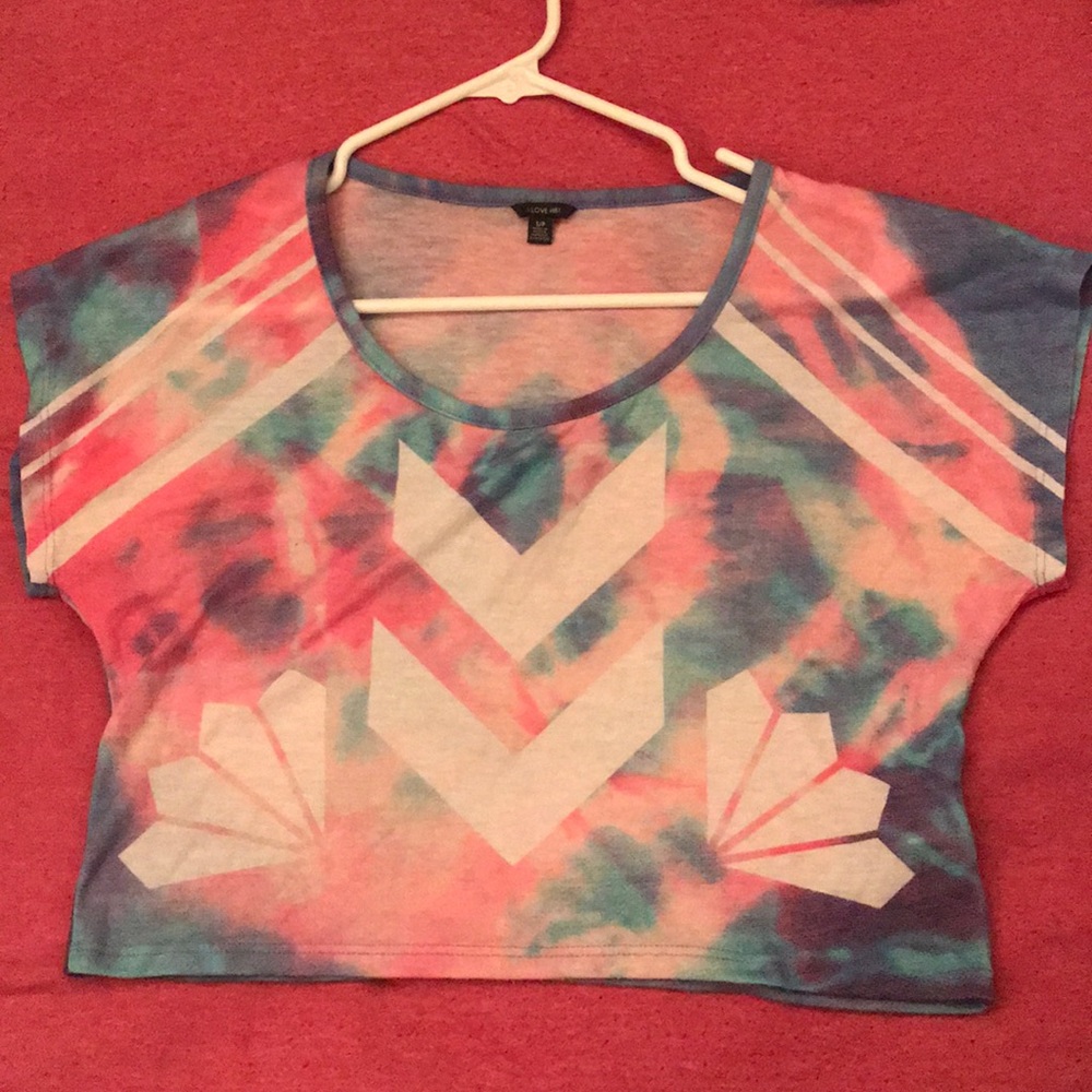 Tie dye crop top